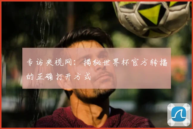 专访央视网:揭秘世界杯官方转播的正确打开方式
